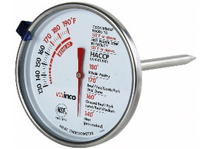 Thermometer, Meat ,  NSF, 3" dia Dial Face 5" probe  NRE # 020814