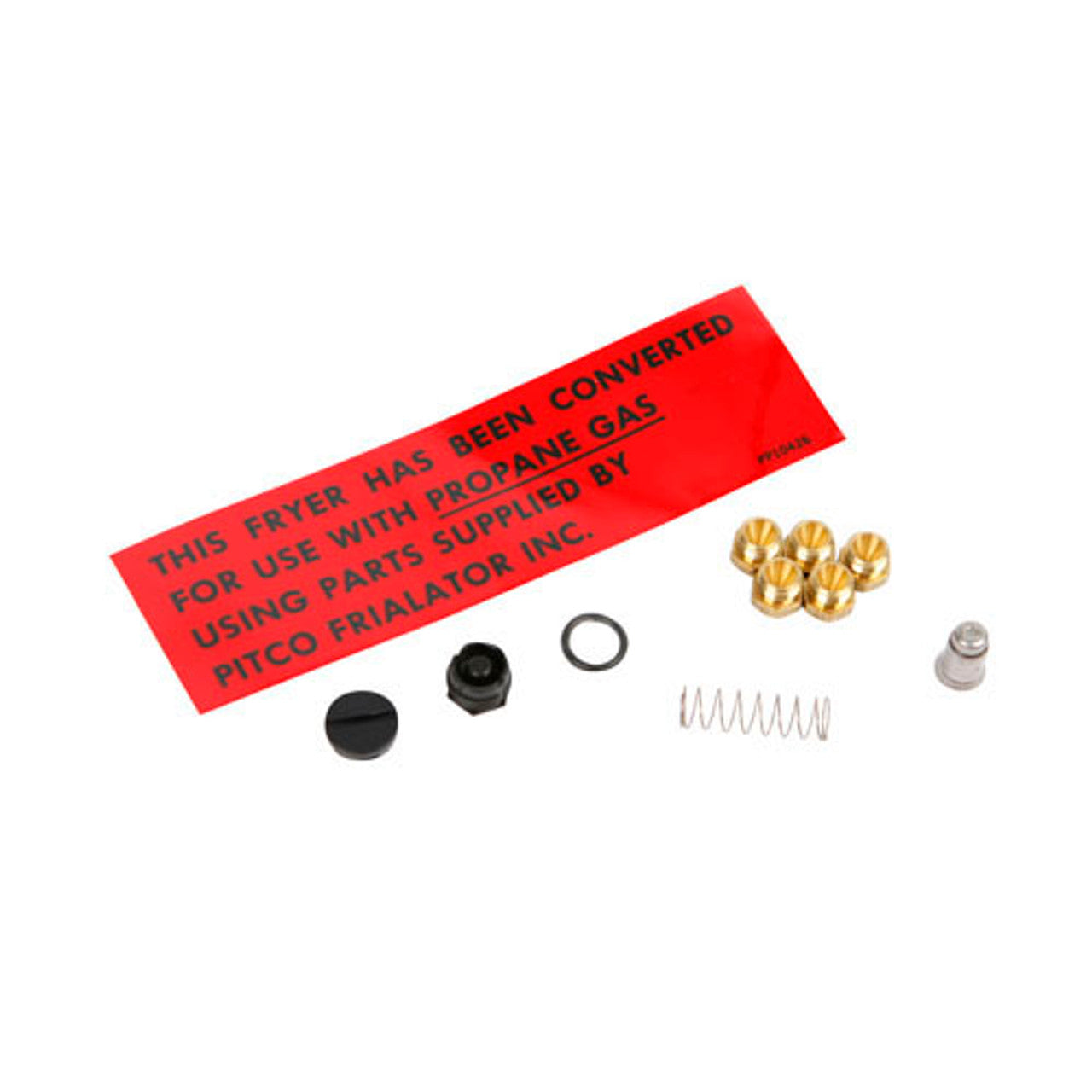 Conversion Kit , Fryer 5 burner, Nat to LP,  Honeywell, Pitco Fryer SG18, NRE # 063201