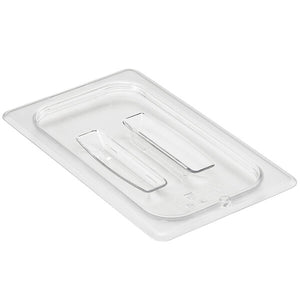 USED Food Pan Lid / Cover, 1/8 size , Solid , Clear  NRE # 019313