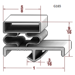 Door gasket, G165