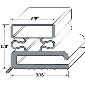 Door Gasket G494, for Refrigerators and Freezers