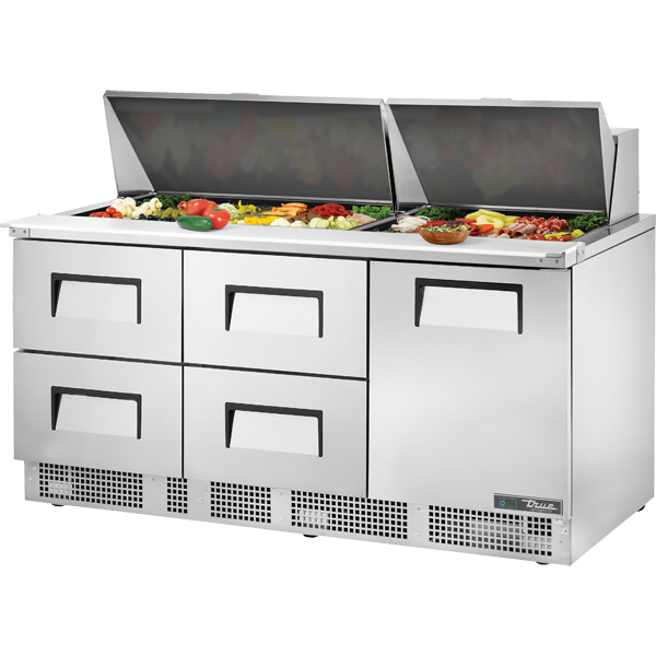 True Refrigeration TFP-72-30M-D-4-HC