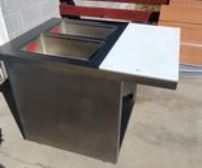 USED Steam Table, 2 Bay Electric, with Cutting Board, 208 volt , Duke  NRE # 001805