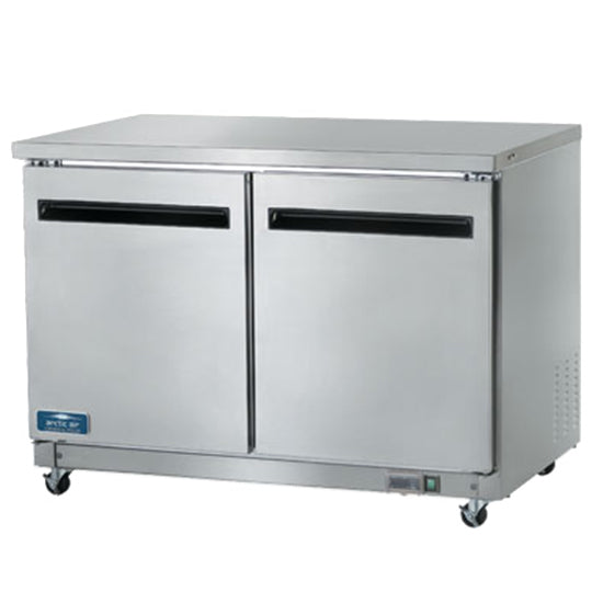 2 door worktop freezer