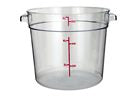 Container, Round 8qt Clear NRE # 017540