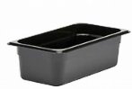 Black food pan