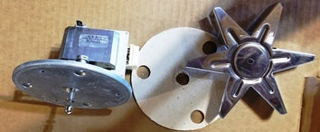 Motor and Fan - 220V     Models OV400- Cadco Ref # VN052   NRE # 033316