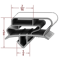 G377 Gasket, Door , Refrigerator or Freezer
